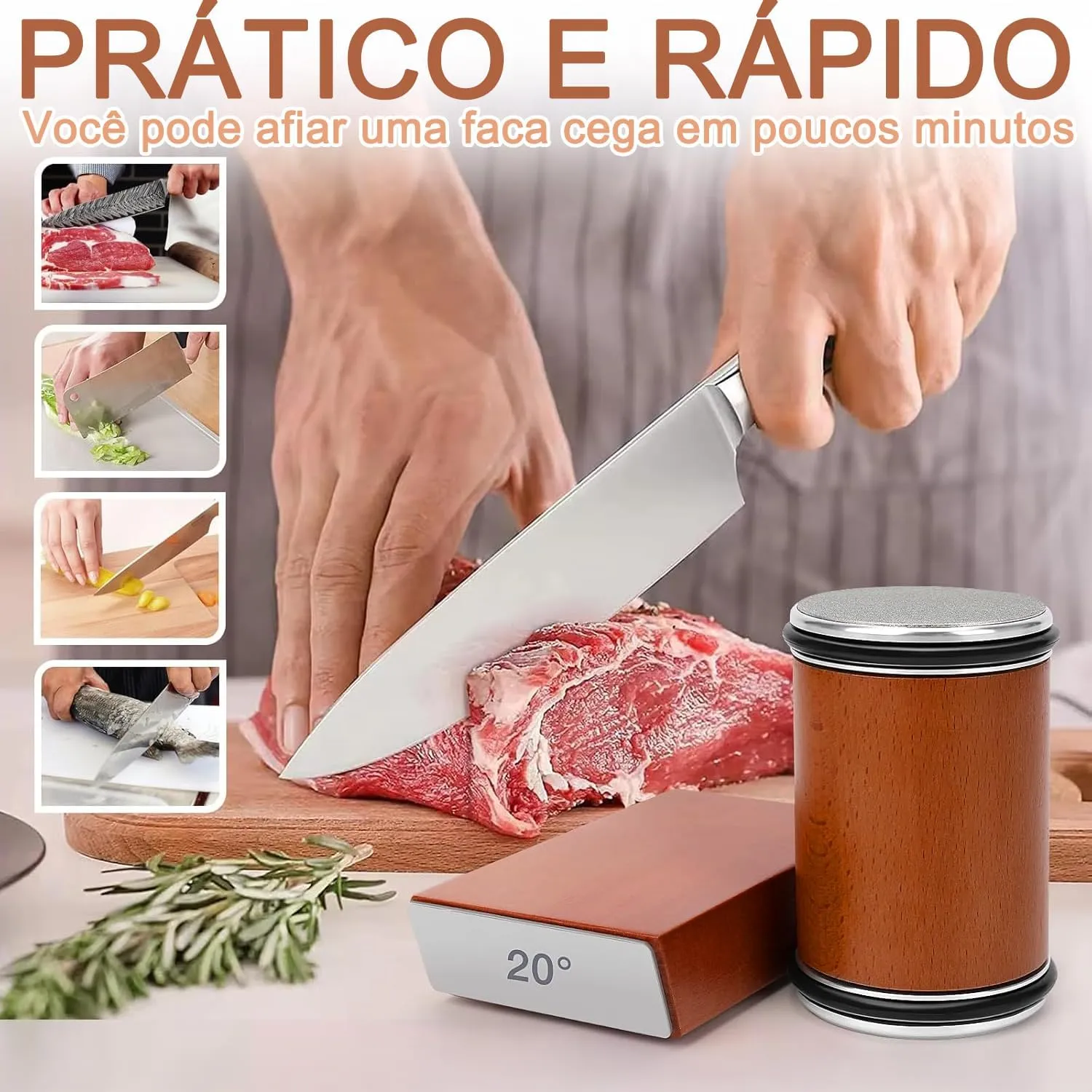 Amolador de Facas MagnéTico