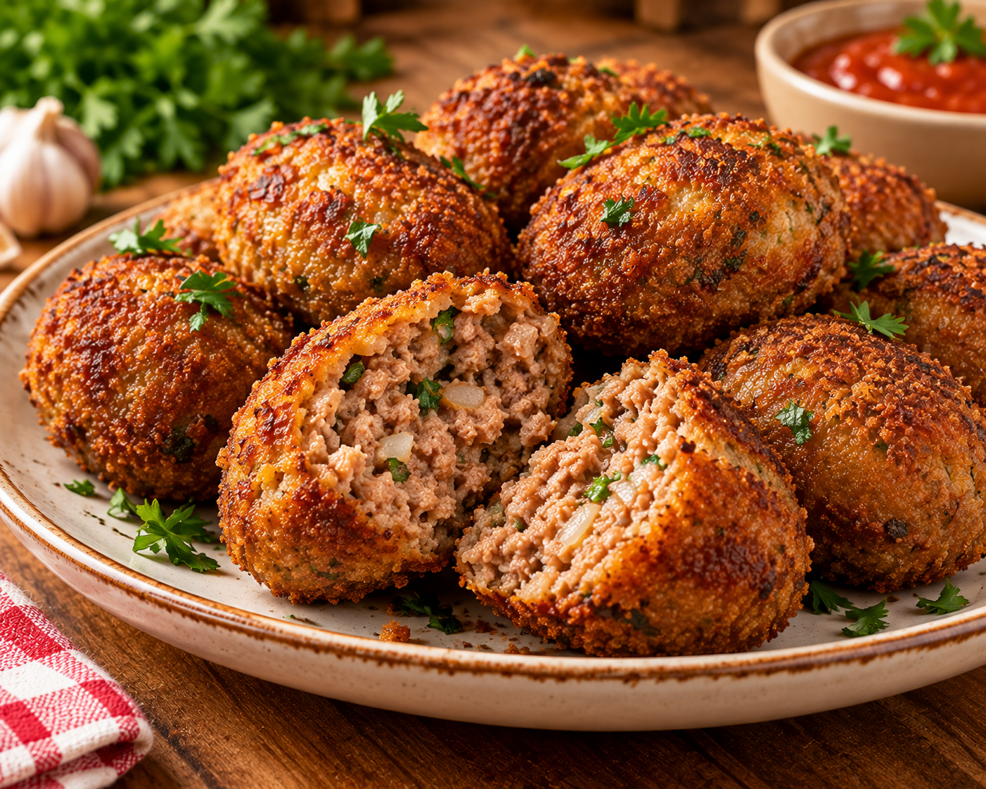 Bolinho de Carne Crocante por Fora e Suculento por Dentro: O Segredo para Não Desmanchar na Fritura